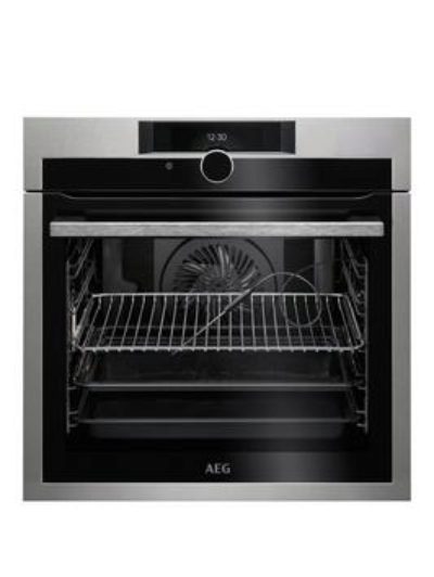 Aeg Bpe842720M 60Cm Electric Built In Single Oven - Stainless Steel